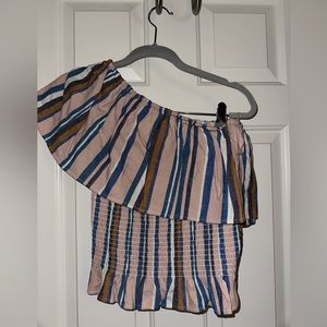 american eagle one shoulder top